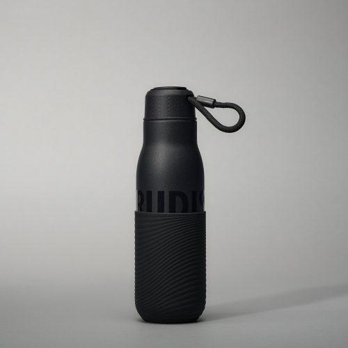 500ml Stainless Steel Water Bottle Black 0002