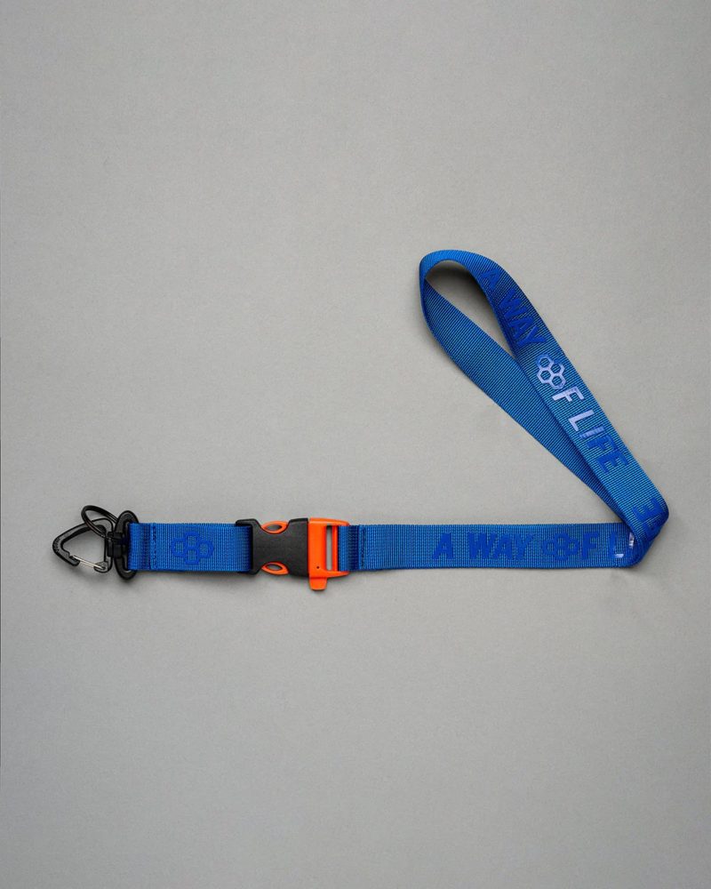 AWOL Quick Clip Lanyard Royal 001