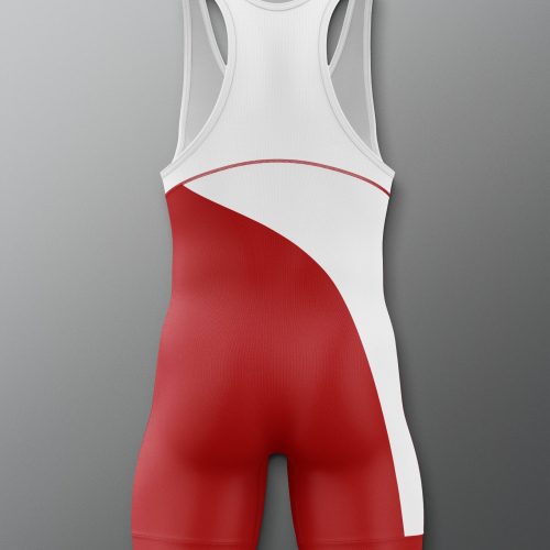 COHSN1019 Buckeyes Throwback Singlet Red White 0002