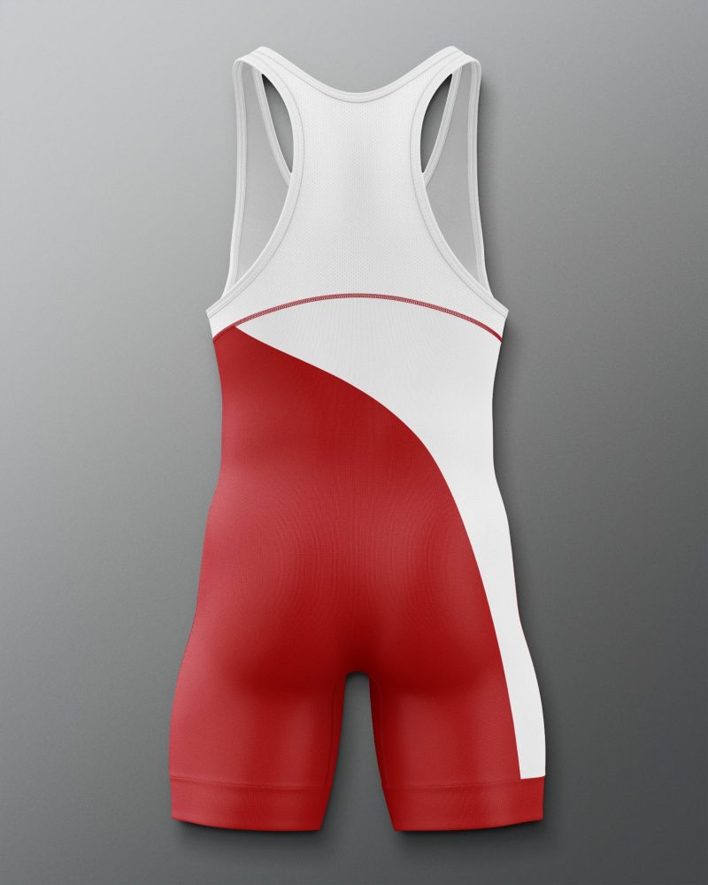 COHSN1019 Buckeyes Throwback Singlet Red White 0002