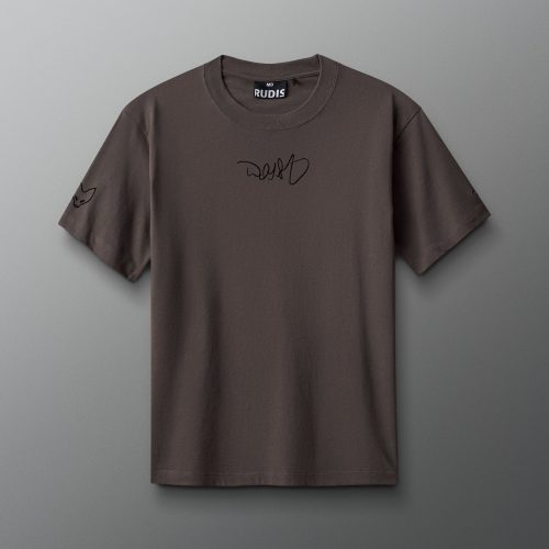 DSFTS1009 Sly Fox Signature Heavyweight Jersey T Shirt Brown 0001