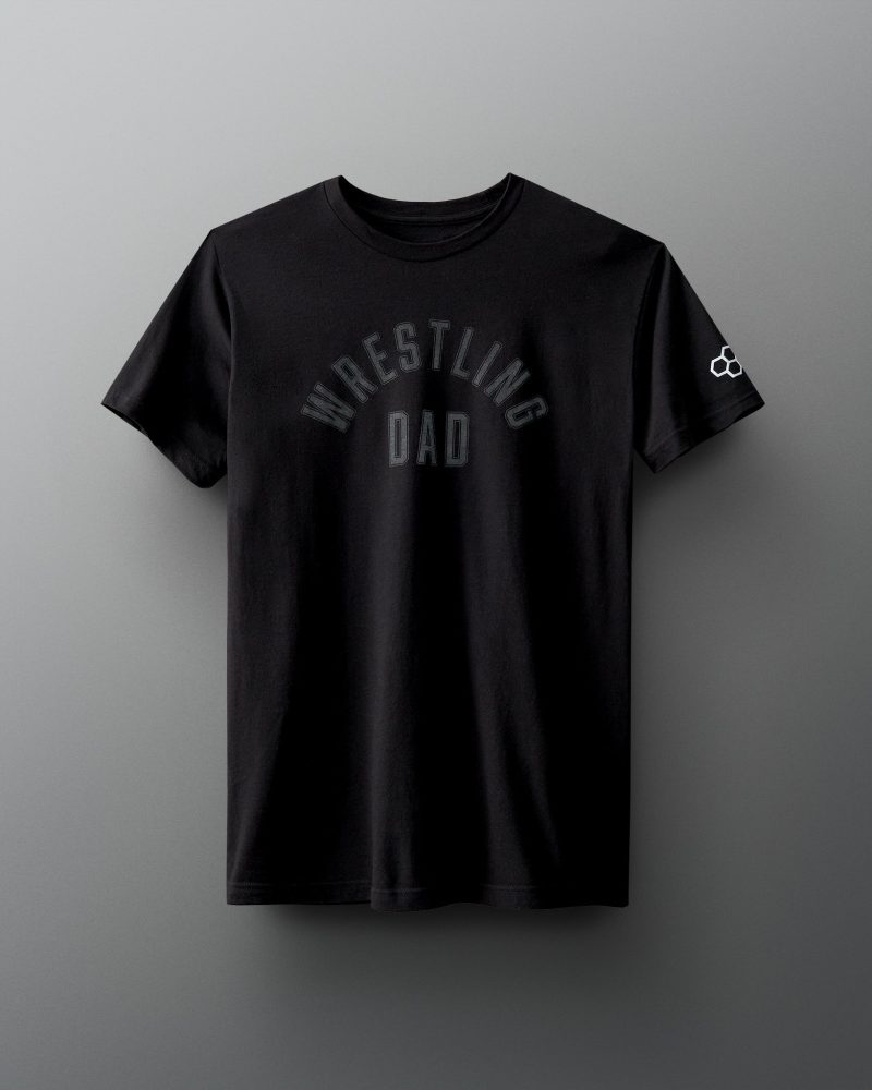 EVTTS1263 Wrestling Dad 2024 Event T Shirt PUP Black 0001