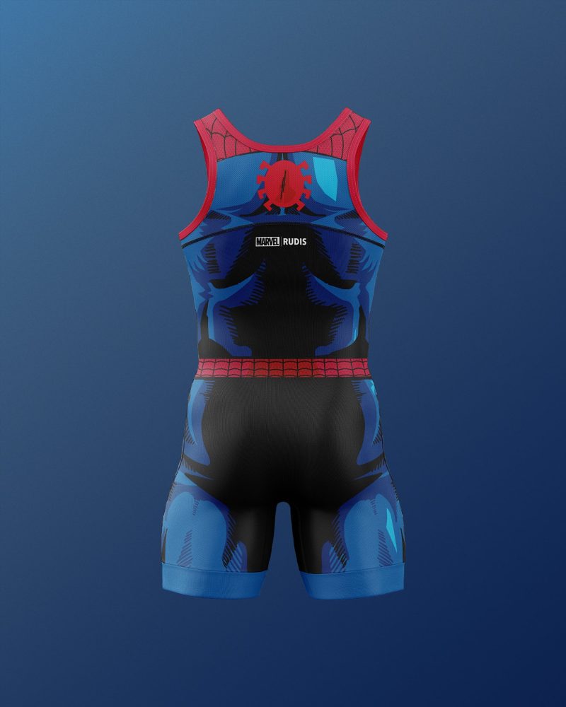 MRVSN1004 SPIDERMAN MSINGLET Blue 0003