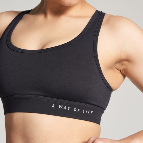 RUDIS Womens Sports Bra Black RUDBR1000 Black 0003