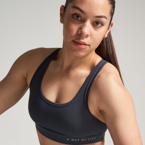 RUDIS Womens Sports Bra Gray RUDBR1000 Charcoal 0011 efc3fb06 771a 458f 9393 9b1da4c7f7b0