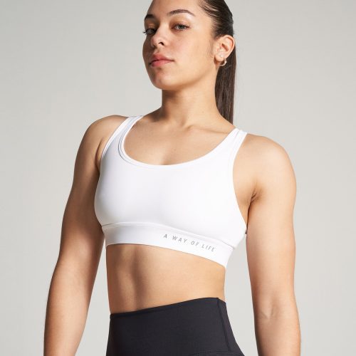 RUDIS Womens Sports Bra White RUDBR1000 White 0010