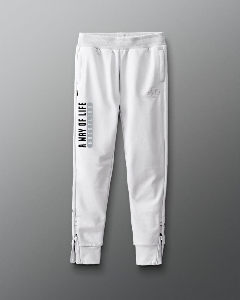 RUDJG1017 A Way Of Life Bold Jogger White 0001