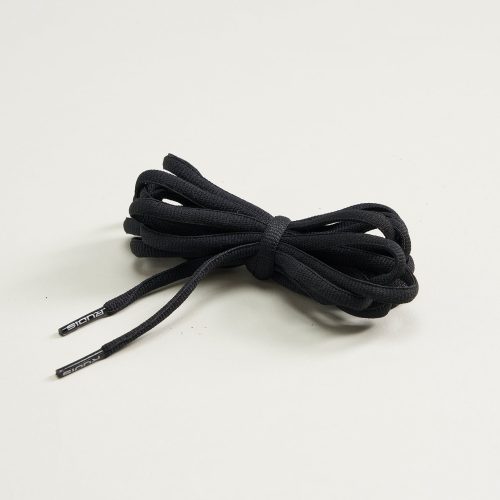 RUDSL1000BLK RUDIS Oval Shoe Laces FLT Black 002