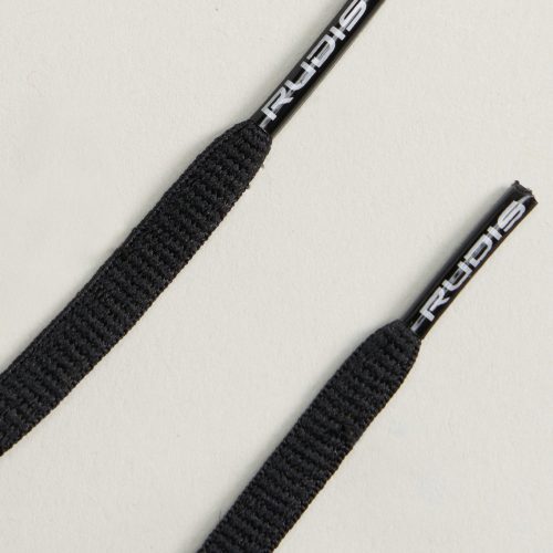 RUDSL1000BLK RUDIS Oval Shoe Laces FLT Black 003