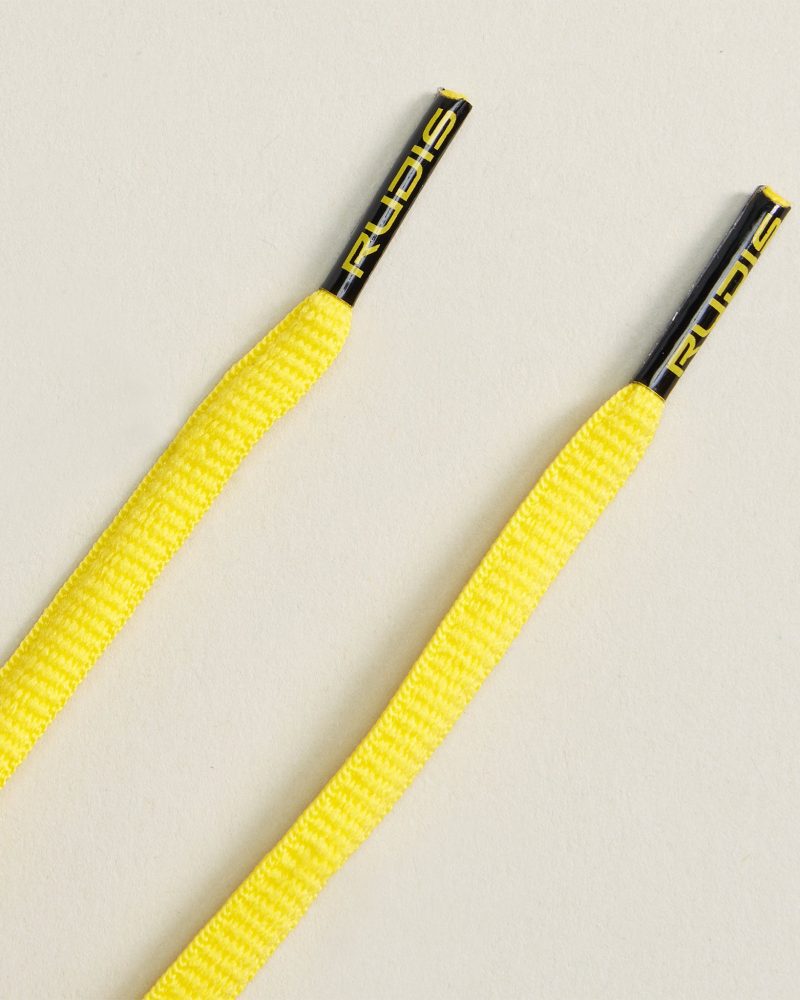 RUDSL1000YLW RUDIS Oval Shoe Laces FLT Yellow 0003