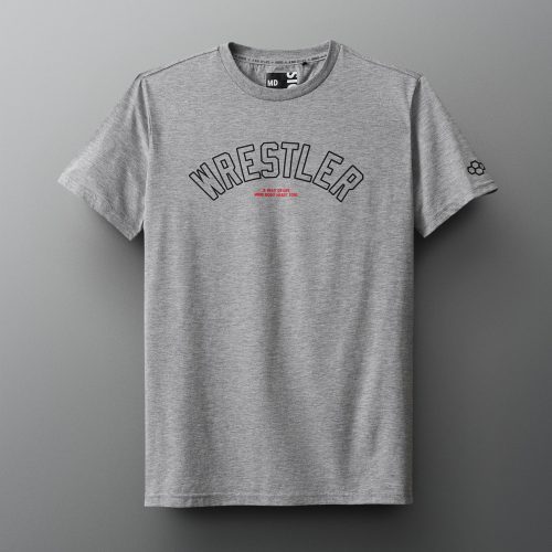 RUDTS1110 RUDIS Wrestler Arched Tee PUP Athletic Heather Gray 0021