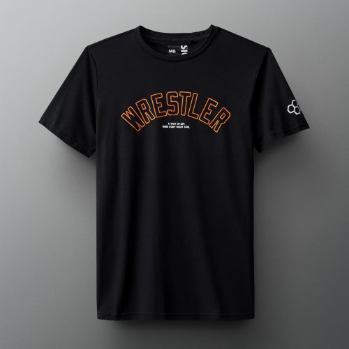 RUDTS1110 RUDIS Wrestler Arched Tee PUP Black Orange 0021