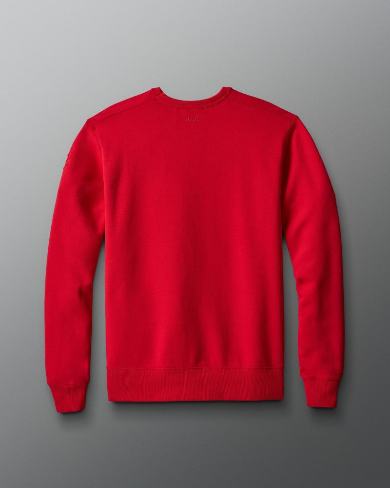 TEMCR1000 Comfort Fleece Crewneck PUP Red 0022