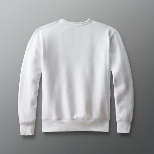 TEMCR1000 Comfort Fleece Teams Crewneck PUP White 0052