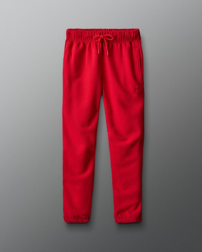 TEMSP1000 Comfort Fleece Sweatpants PUP Red 0021