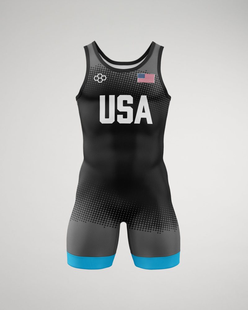 TRIUMPH Black YOUTH MSINGLET Mockup Y RUDSN1048 Black 002