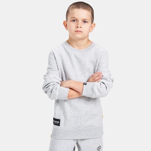 Wrestling Sleeve 10oz Youth Fleece Crew Athletic Gray Y RUD 0560 EC 2327 ofp light gray 0001