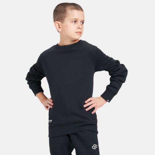 Wrestling Sleeve 10oz Youth Fleece Crew Black Y RUD 0560 EC 0135 2e84ba25 45f1 4cbd bbce b3b636dcdfc2