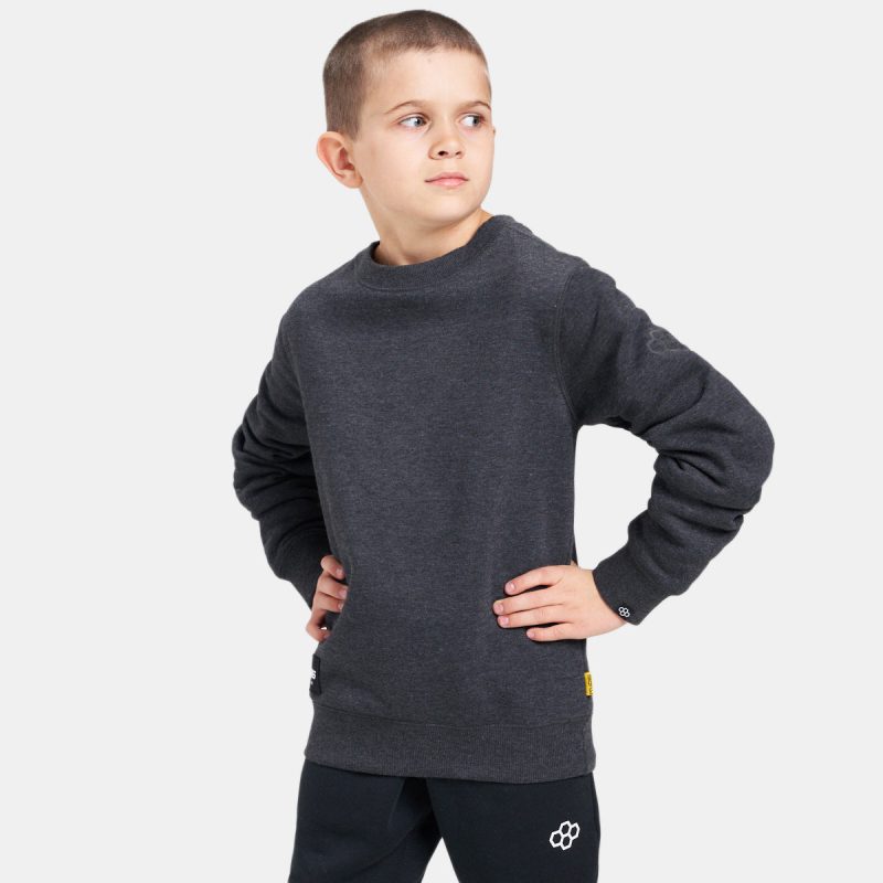 Wrestling Sleeve 10oz Youth Fleece Crew Graphite Y RUD 0560 EC 2341 8c5c686c aae8 4c0b 93bb fcc5ec461234