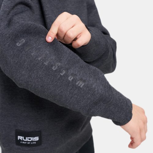 Wrestling Sleeve 10oz Youth Fleece Crew Graphite Y RUD 0560 EC 2356 5bb800e4 18b4 484c bc6a eea5a04c9950