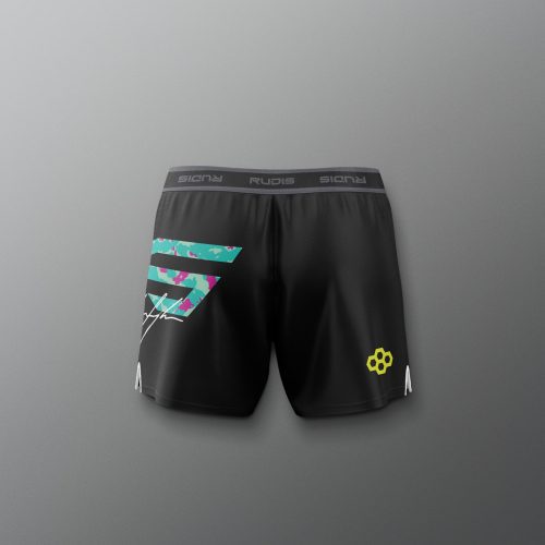 Y ATHSH1002 KS Controlled Chaos Girls Elite Shorts Black 0002