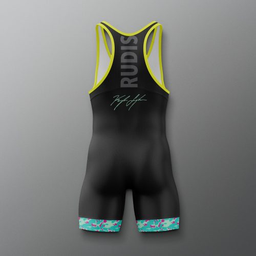 Y ATHSN1002 KS Controlled Chaos Youth Elite 2.0 Singlet Black 0002