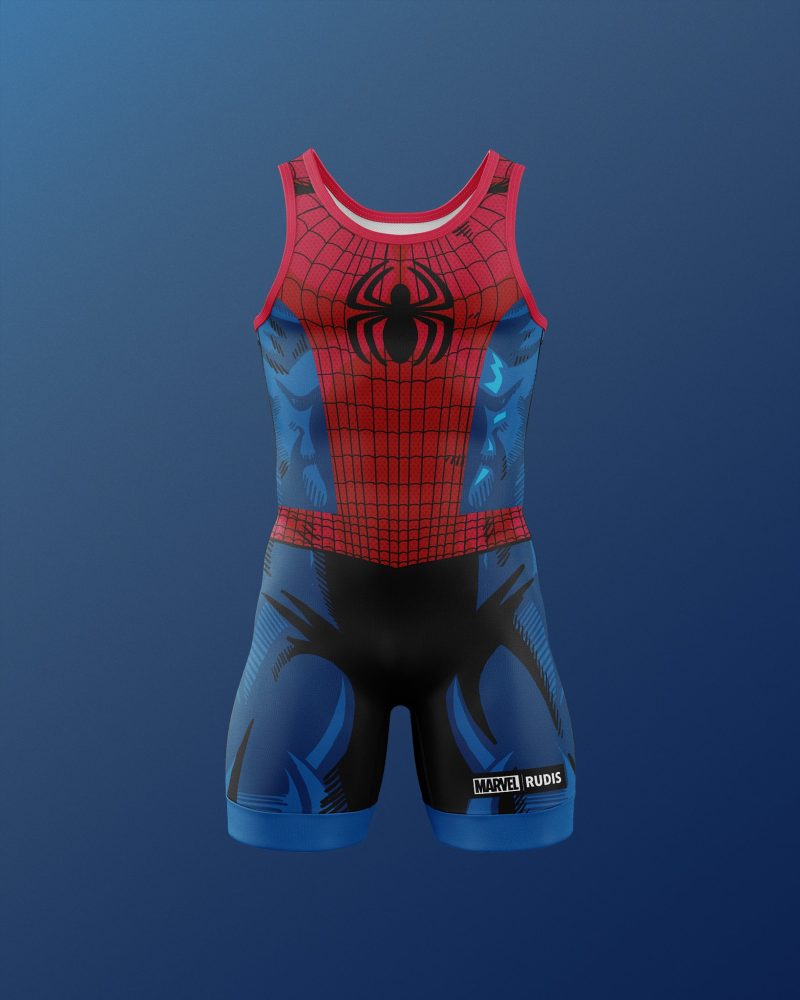 Y MRVSN1004 SPIDERMAN MSINGLET Blue 0002